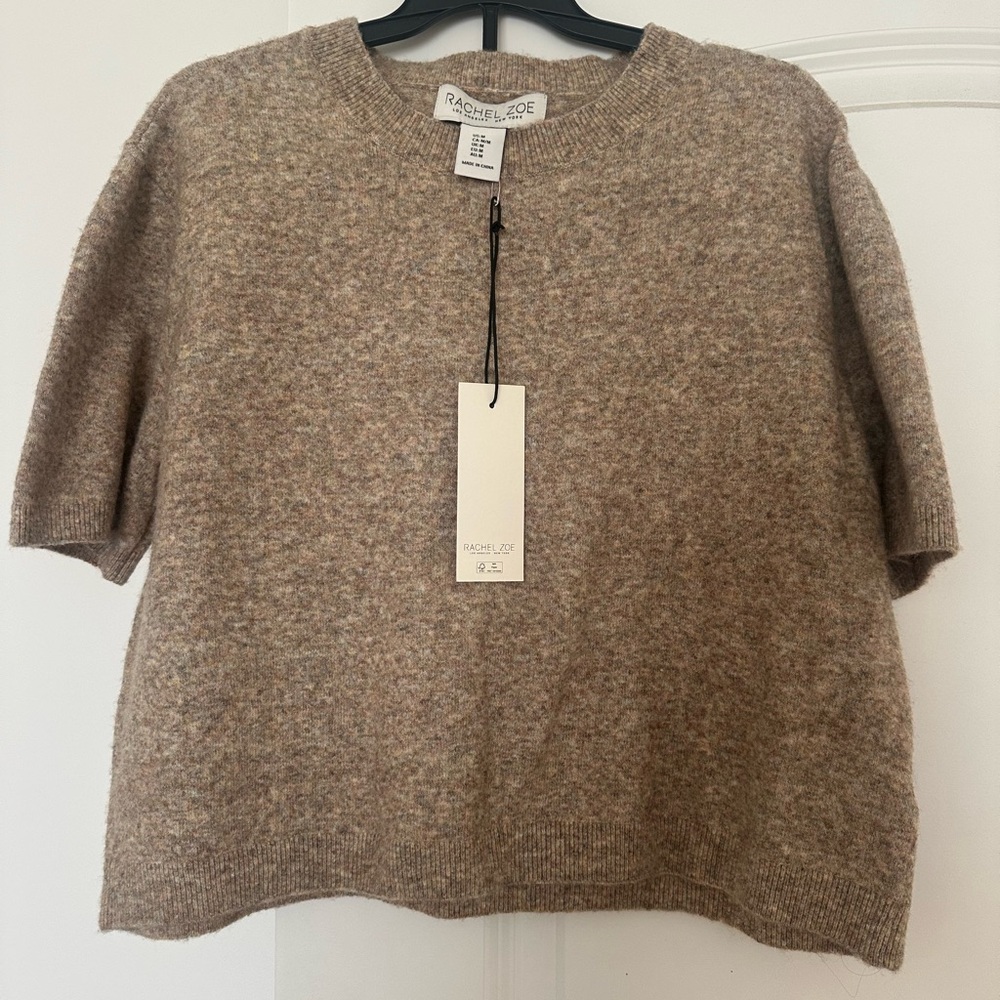 Rachel Zoe Brown Knit Sweater